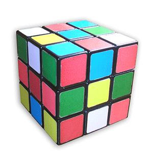 A Rubik-kocka összekeverve
