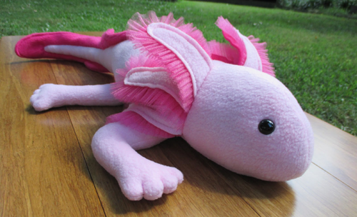 A mesebelinek látszó axolotl
